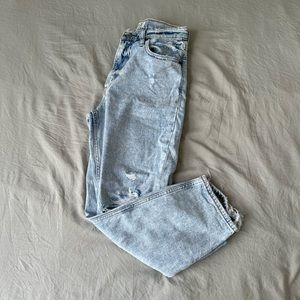 Abercrombie high rise mom jeans
